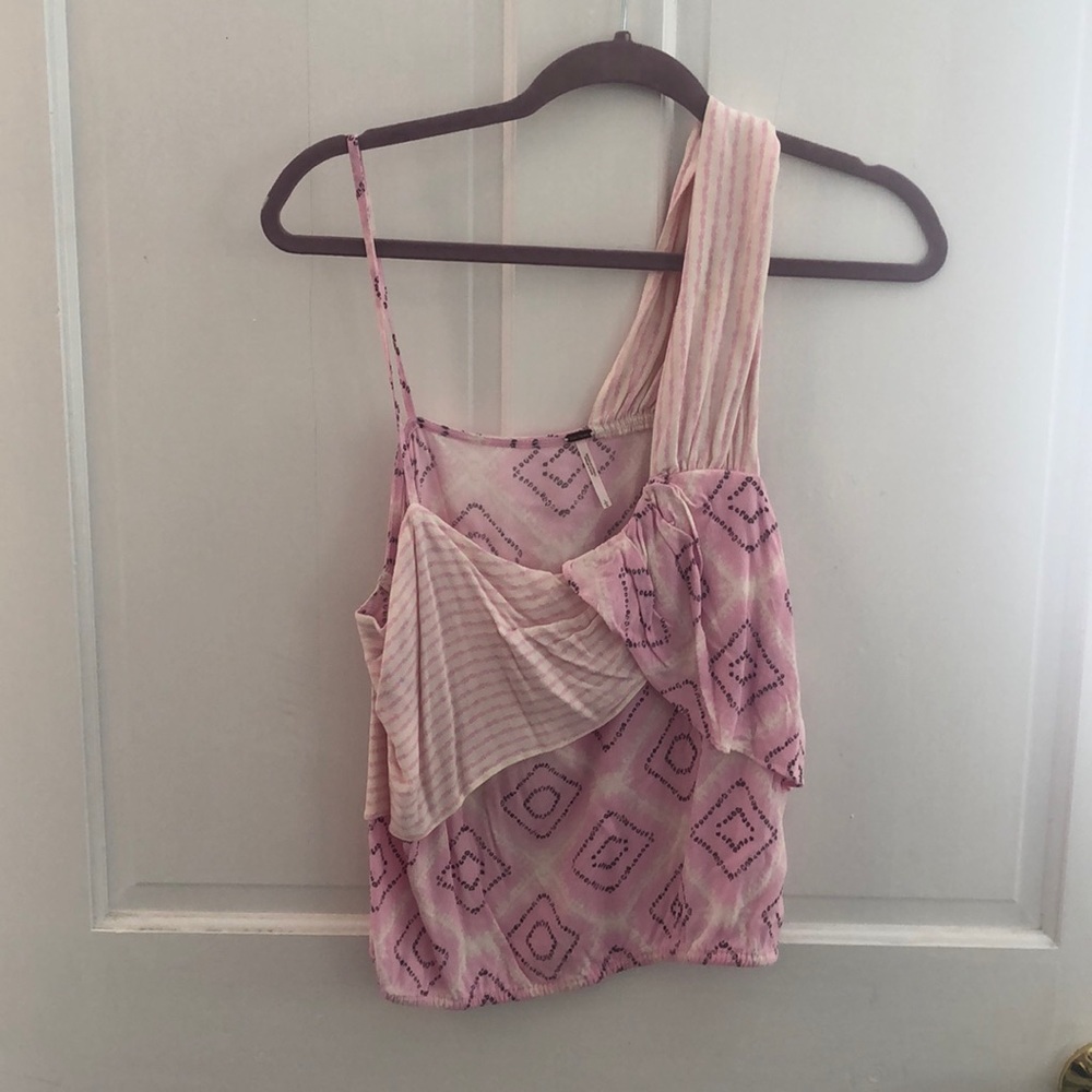 Pink free people top